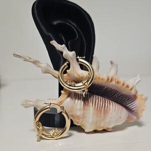 14kg Panther Hoop earrings